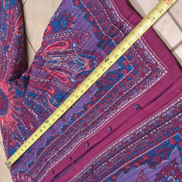 Vintage Purple Reversible Quilted Jacket Size Large - Picture 3 of 5